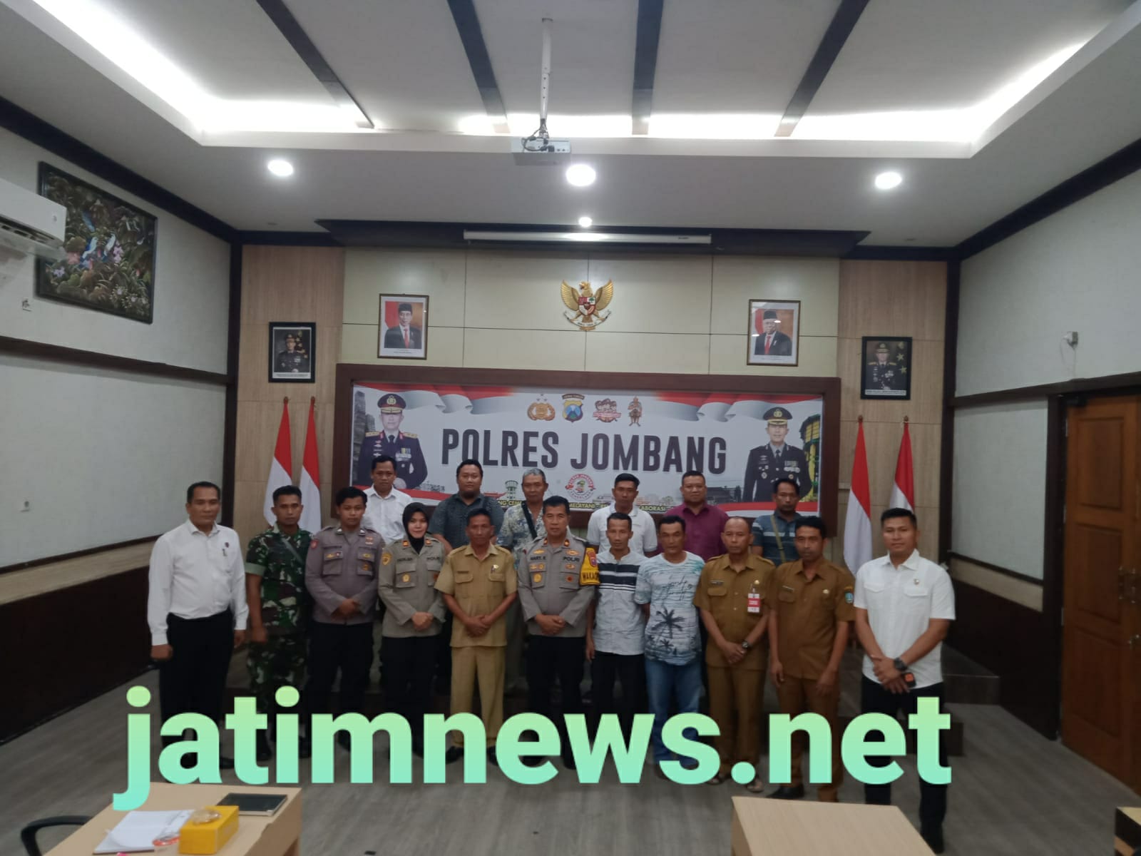Cegah Keributan antar Warga, Polres Jombang Gelar Mediasi