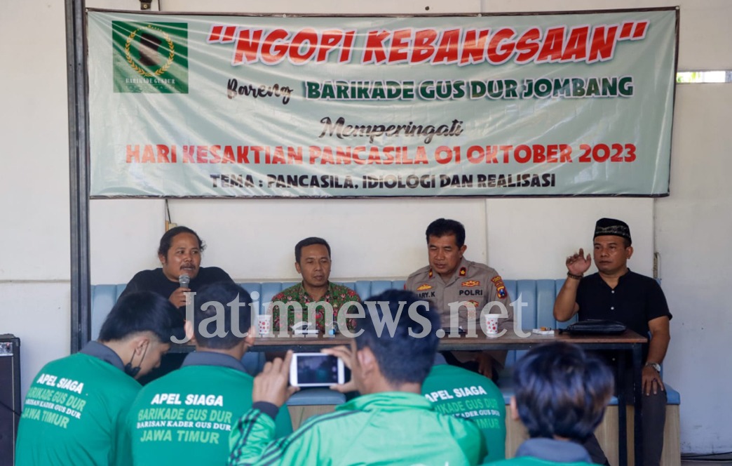 Gugah Semangat Nasionalisme, Polres Jombang Gelar Ngopi Bareng BGD
