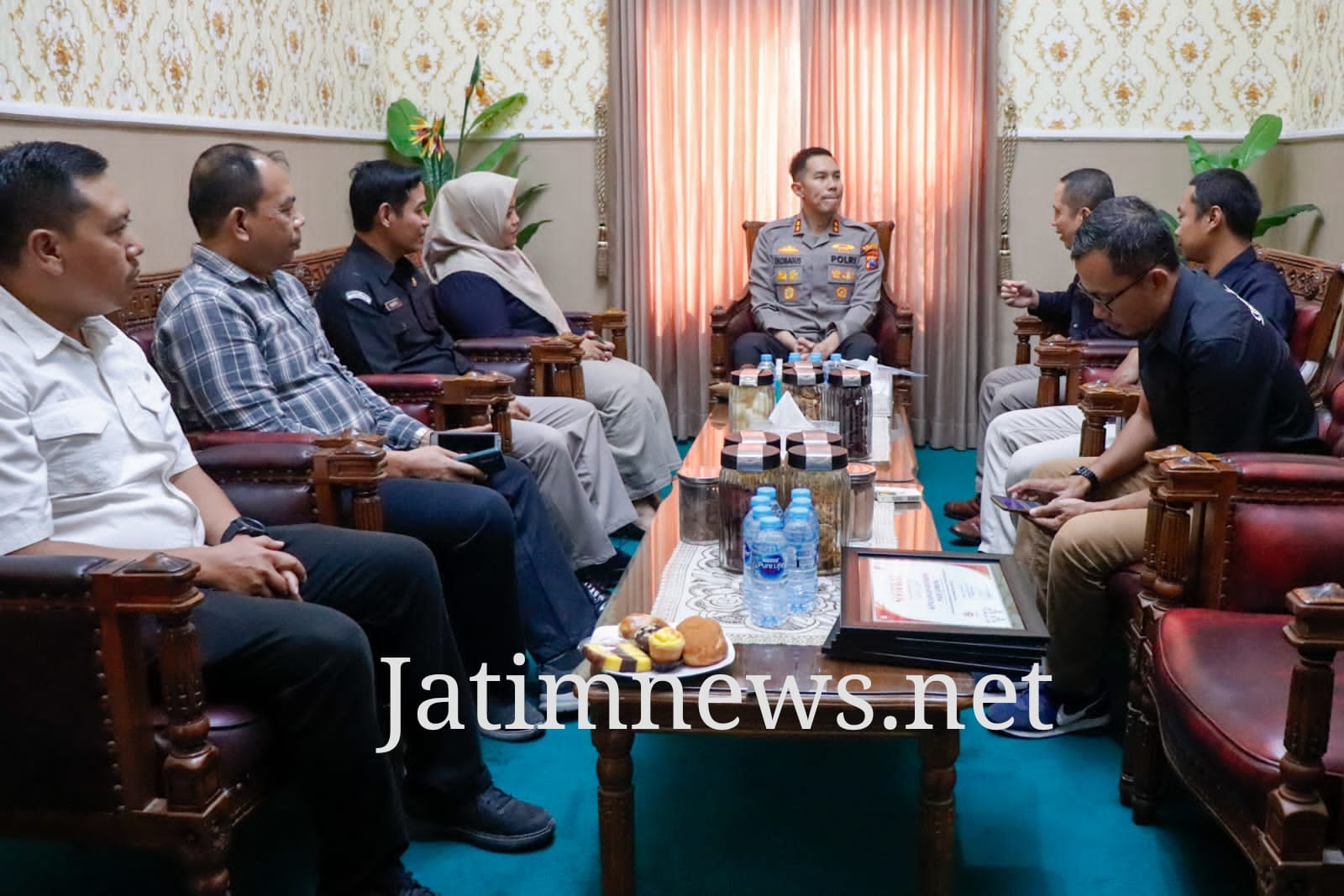 Jelang Pemilu 2024, Polres Jombang Lakukan Audiensi Bersama KPU
