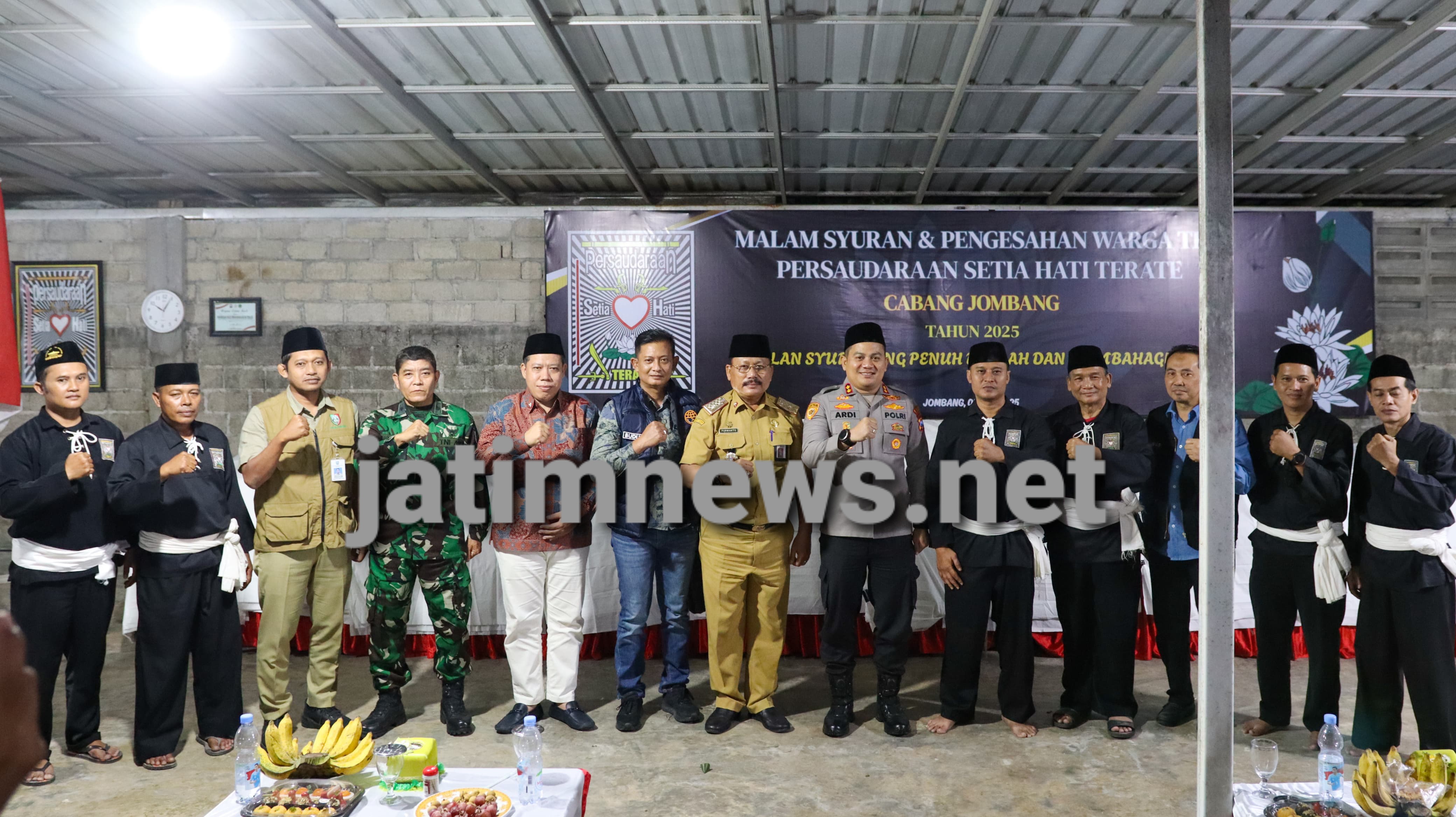 Kapolres Jombang Apresiasi Seluruh Pihak, Pengamanan Pengesahan Warga Baru PSHT Parluh 16 Cabang Jombang Berjalan Kondusif