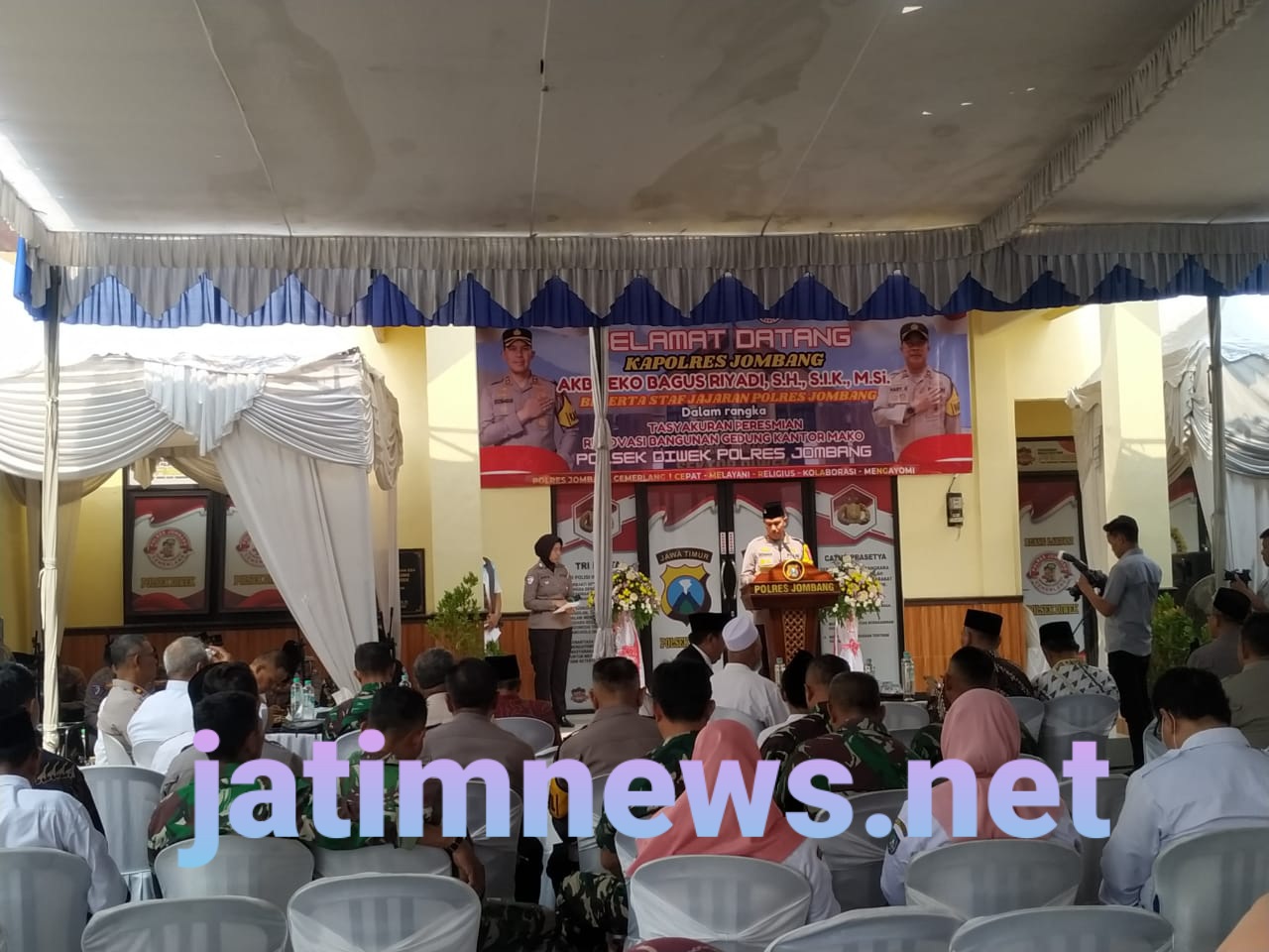 Kapolres Jombang Resmikan Renovasi Gedung Polsek Diwek