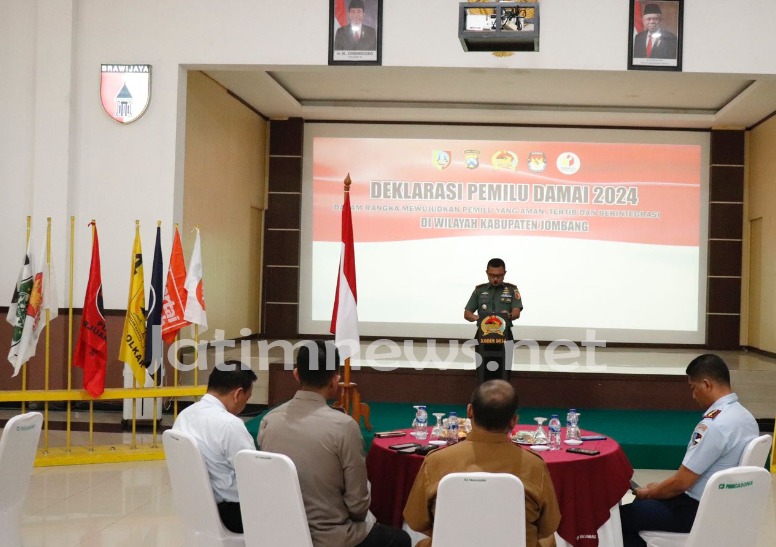 Kodim 0814 Jombang Gelar Deklarasi Damai Pemilu 2024