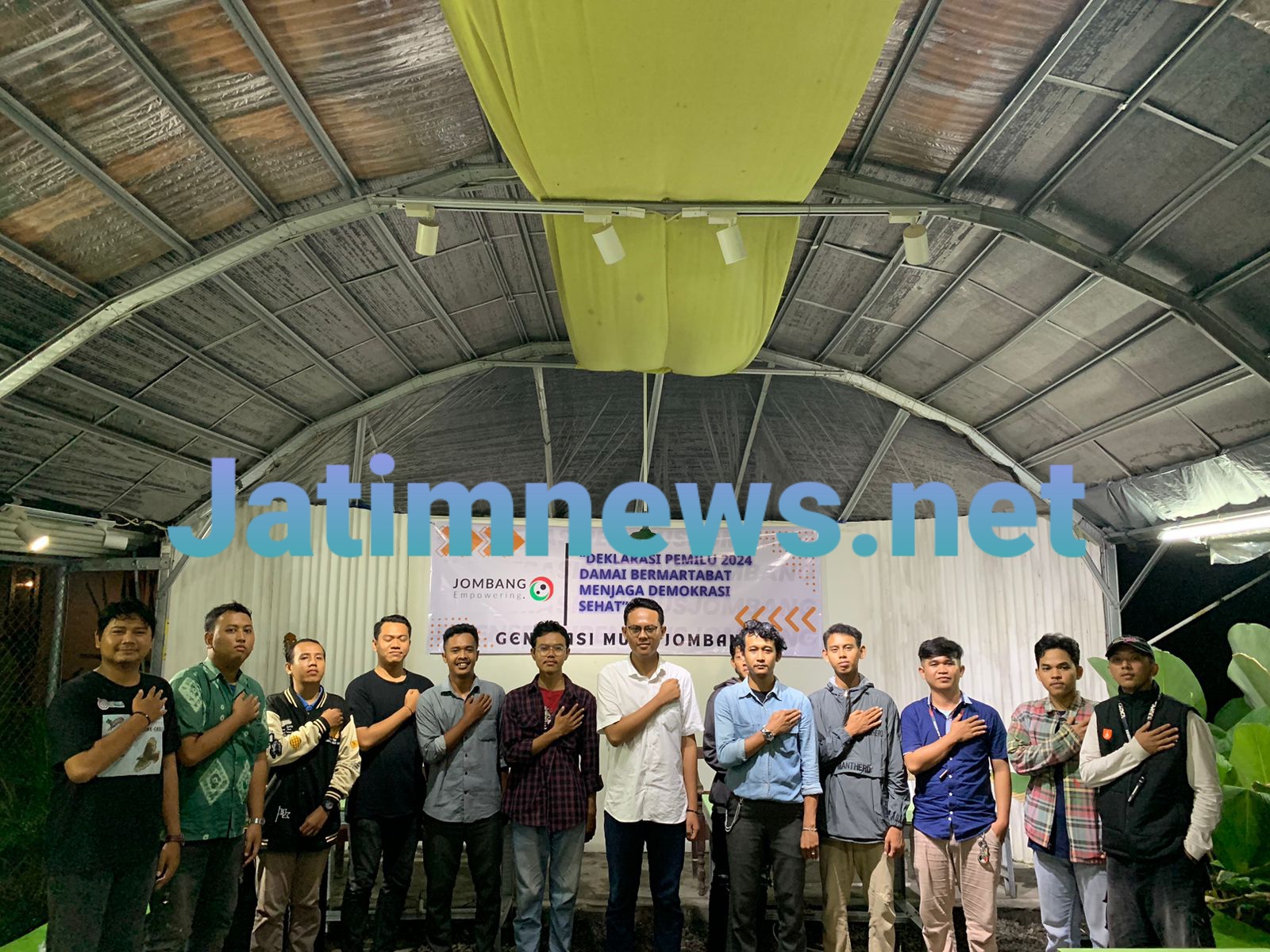 Mahasiswa Jombang Serukan Pemilu Damai dan Menjaga Demokrasi Sehat