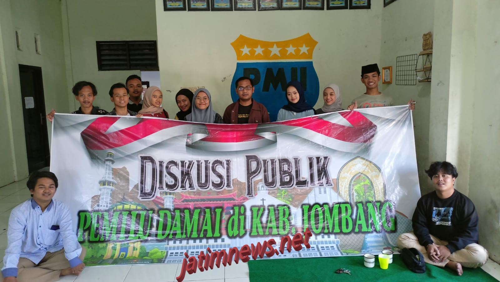 PC PMII Jombang Gelar Deklarasi Pemilu Damai 2024