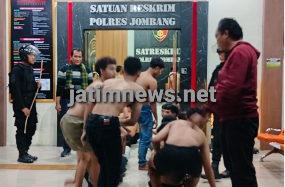 Polres Jombang Amankan 183 Remaja dari Vila Wonosalam, Diduga Terlibat Miras dan Gangster