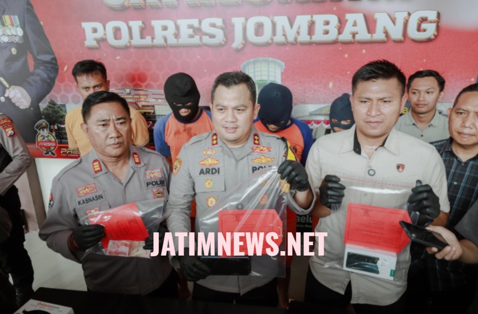 Polres Jombang Ungkap Pembunuhan Wanita di Desa Pacarpeluk Kecanatan Megaluh