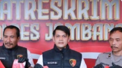 4 Pelaku Spesialis Curanmor di Hiburan Rakyat Jombang Diringkus