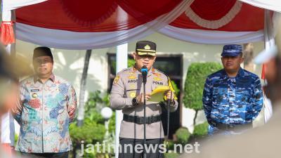 Apel Gelar Pasukan Operasi Ketupat Semeru 2025, Polres Jombang Siap Amankan Idul Fitri 1446 H/2025 M