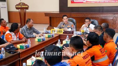 Cegah Bencana Alam, Polres Jombang Gandeng Relawan