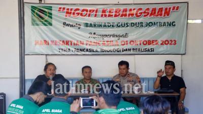 Gugah Semangat Nasionalisme, Polres Jombang Gelar Ngopi Bareng BGD