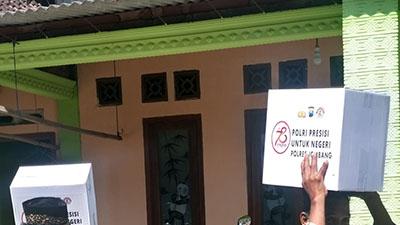 HUT ke-78 Polri, Polres Jombang Salurkan Bantuan Sosial kepada Warga