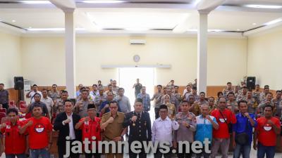 Jelang May Day, Kapolres Jombang Silaturahmi dengan Serikat Pekerja Buruh