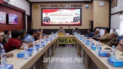 Jumat Curhat, Polres Jombang Gandeng Umat Kristiani Cegah Isu SARA