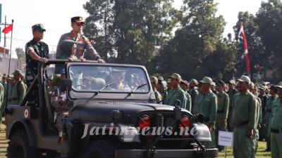 Kapolres Apresiasi Apel Linmas Kabupaten Jombang