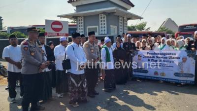 Kapolres Jombang Apresiasi Jemaah Seribu Rebana Ziarah dan Sowan Ulama