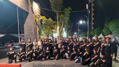 Kapolres Jombang Apresiasi Satgas Perguruan Silat dalam Pengamanan Malam Tahun Baru 2024
