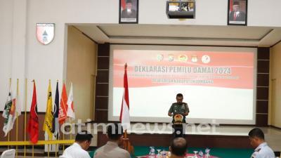Kodim 0814 Jombang Gelar Deklarasi Damai Pemilu 2024