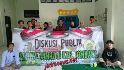 PC PMII Jombang Gelar Deklarasi Pemilu Damai 2024