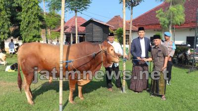 Polres Jombang Kirim Puluhan Hewan Kurban ke Pondok Pesantren Hingga Panti Asuhan