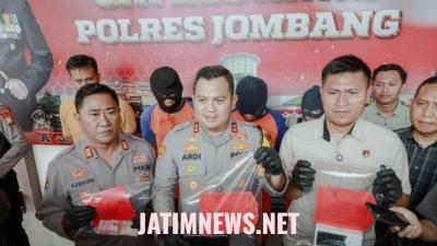 Polres Jombang Ungkap Pembunuhan Wanita di Desa Pacarpeluk Kecanatan Megaluh
