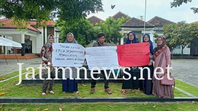 Warga Jombang Dukung KPU yang Sukses Gelar Pemilu