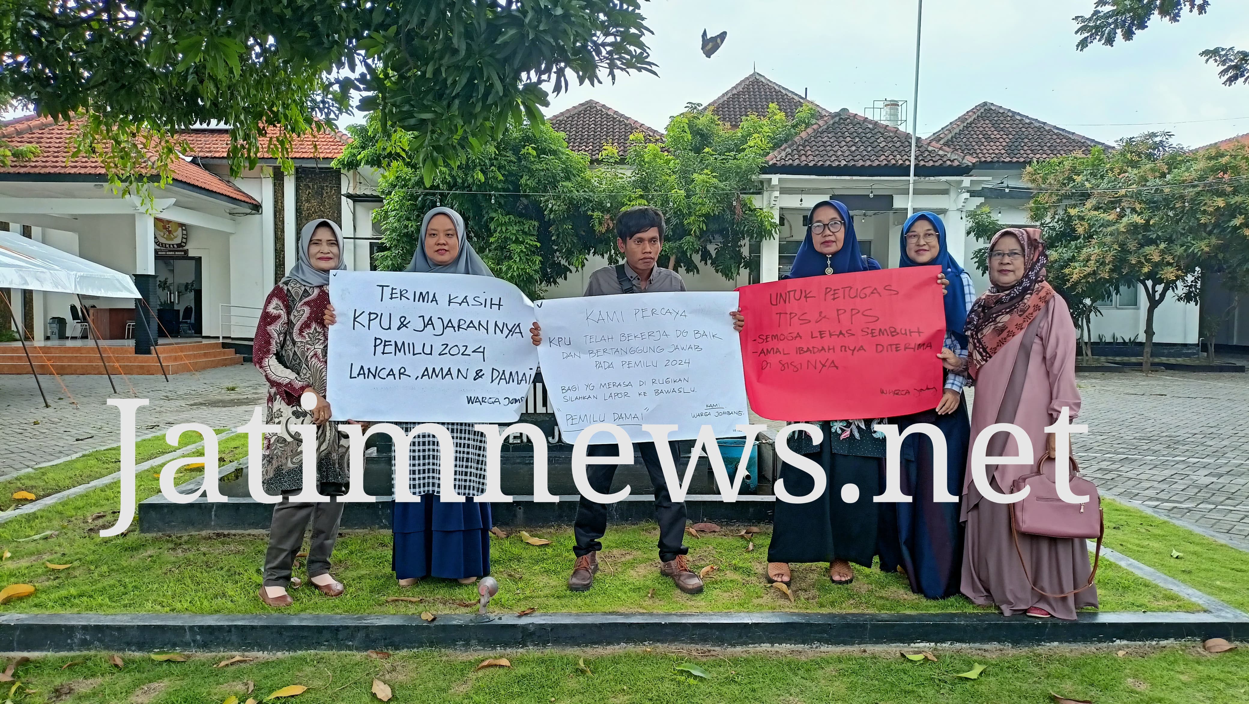 Warga Jombang Dukung KPU yang Sukses Gelar Pemilu